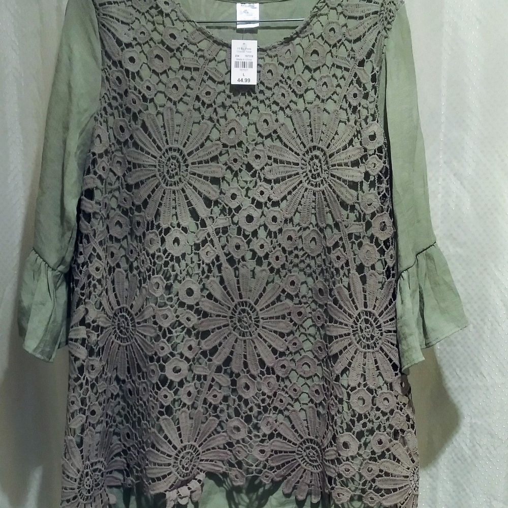 Sage green womens shirt